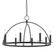 Howell Eight Light Chandelier in Aged Iron (70|9532-AI)