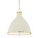Painted No. 3 Three Light Pendant in Aged Brass/Off White (70|MDS362-AGB/OW)