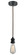 Edison One Light Mini Pendant in Matte Black (405|100BK-10BR-1BK)