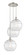 Ballston Three Light Pendant in Polished Nickel (405|113B-3P-PN-G1215-12)