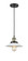 Franklin Restoration LED Pendant in Black Antique Brass (405|201C-BAB-G1-LED)