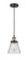 Franklin Restoration One Light Mini Pendant in Black Antique Brass (405|201C-BAB-G62)