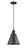 Franklin Restoration One Light Mini Pendant in Matte Black (405|201CSW-BK-M13-BK)