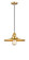 Franklin Restoration One Light Mini Pendant in Satin Gold (405|201CSW-SG-MFR-SG-12)