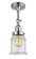 Franklin Restoration One Light Semi-Flush Mount in Polished Chrome (405|201F-PC-G182)