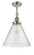 Franklin Restoration LED Semi-Flush Mount in Polished Nickel (405|201F-PN-G44-L-LED)