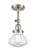 Franklin Restoration LED Semi-Flush Mount in Brushed Satin Nickel (405|201F-SN-G322-LED)