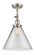 Franklin Restoration One Light Semi-Flush Mount in Brushed Satin Nickel (405|201F-SN-G42-L)