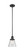 Franklin Restoration One Light Mini Pendant in Matte Black (405|201S-BK-G64)