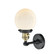 Franklin Restoration One Light Wall Sconce in Black Antique Brass (405|203SW-BAB-G201-6)