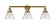 Franklin Restoration Three Light Bath Vanity in Brushed Brass (405|205-BB-G42)