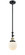 Franklin Restoration One Light Mini Pendant in Black Antique Brass (405|206-BAB-G201-6)