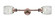 Franklin Restoration Two Light Bath Vanity in Antique Copper (405|208L-AC-G302)