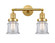 Franklin Restoration Two Light Bath Vanity in Satin Gold (405|208-SG-G182S)