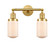 Franklin Restoration Two Light Bath Vanity in Satin Gold (405|208-SG-G311)