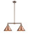 Franklin Restoration Two Light Island Pendant in Antique Copper (405|209-AC-M10-AC)