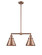 Franklin Restoration LED Island Pendant in Antique Copper (405|209-AC-M13-AC-LED)