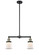 Franklin Restoration LED Island Pendant in Black Antique Brass (405|209-BAB-G181S-LED)