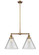 Franklin Restoration LED Island Pendant in Brushed Brass (405|209-BB-G42-L)