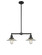 Franklin Restoration Two Light Island Pendant in Matte Black (405|209-BK-G2)