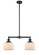 Franklin Restoration Two Light Island Pendant in Oil Rubbed Bronze (405|209-OB-G71)