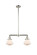 Franklin Restoration LED Island Pendant in Polished Nickel (405|209-PN-G321-LED)