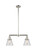 Franklin Restoration Two Light Island Pendant in Polished Nickel (405|209-PN-G62)