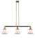 Franklin Restoration LED Island Pendant in Antique Brass (405|213-AB-G41-LED)
