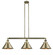 Franklin Restoration Three Light Island Pendant in Antique Brass (405|213-AB-M10-AB)