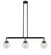 Franklin Restoration LED Island Pendant in Black Antique Brass (405|213-BAB-G204-6-LED)