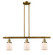 Franklin Restoration LED Island Pendant in Brushed Brass (405|213-BB-G51-LED)