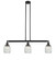 Franklin Restoration Three Light Island Pendant in Oil Rubbed Bronze (405|213-OB-G302)