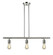 Franklin Restoration Three Light Island Pendant in Polished Nickel (405|213-PN)