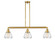 Franklin Restoration LED Island Pendant in Satin Gold (405|213-SG-G172-LED)