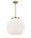 Ballston One Light Pendant in Brushed Brass (405|221-1S-BB-G121-16)