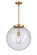 Franklin Restoration One Light Pendant in Brushed Brass (405|221-1S-BB-G202-16)