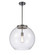 Ballston LED Pendant in Matte Black (405|221-1S-BK-G122-16-LED)
