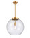 Ballston LED Pendant in Satin Gold (405|221-1S-SG-G122-16-LED)