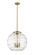 Ballston Three Light Pendant in Antique Brass (405|221-3S-AB-G1213-18)