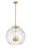 Ballston Three Light Pendant in Satin Gold (405|221-3S-SG-G1215-18)