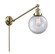 Franklin Restoration LED Swing Arm Lamp in Antique Brass (405|237-AB-G202-8-LED)
