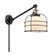 Franklin Restoration LED Swing Arm Lamp in Black Antique Brass (405|237-BAB-G71-CE-LED)