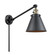 Franklin Restoration LED Swing Arm Lamp in Black Antique Brass (405|237-BAB-M13-BK-LED)