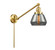 Franklin Restoration One Light Swing Arm Lamp in Satin Gold (405|237-SG-G173)