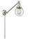 Franklin Restoration LED Swing Arm Lamp in Brushed Satin Nickel (405|237-SN-G204-6-LED)