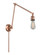 Franklin Restoration One Light Swing Arm Lamp in Antique Copper (405|238-AC)