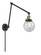 Franklin Restoration One Light Swing Arm Lamp in Black Antique Brass (405|238-BAB-G204-6)