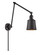 Franklin Restoration LED Swing Arm Lamp in Matte Black (405|238-BK-M9-BK-LED)