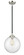 Nouveau LED Mini Pendant in Black Polished Nickel (405|284-1S-BPN-G204-10-LED)