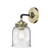 Nouveau One Light Wall Sconce in Black Antique Brass (405|284-1W-BAB-G54)